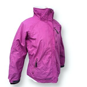 Columbia Interchange 3 in 1 Insulated Jacket Outdoor Waterproof Fushia Purple M